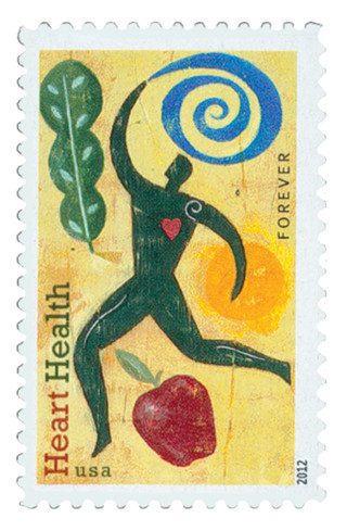 # 4625 - 2012 First-Class Forever Stamp - Heart Health