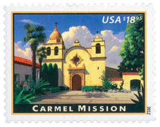 2012 $18.95 Carmel Mission, Express Mail