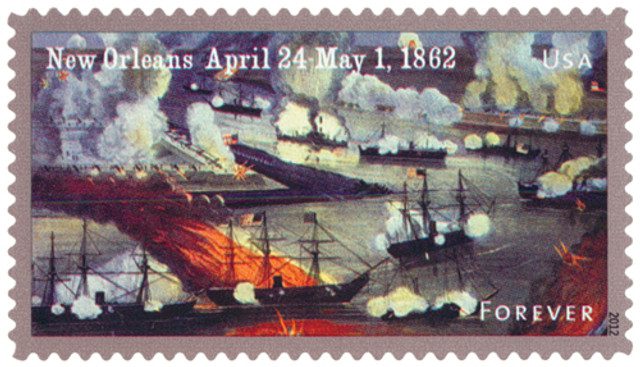 # 4664 - 2012 First-Class Forever Stamp - The Civil War Sesquicentennial, 1862: Battle of New Orleans