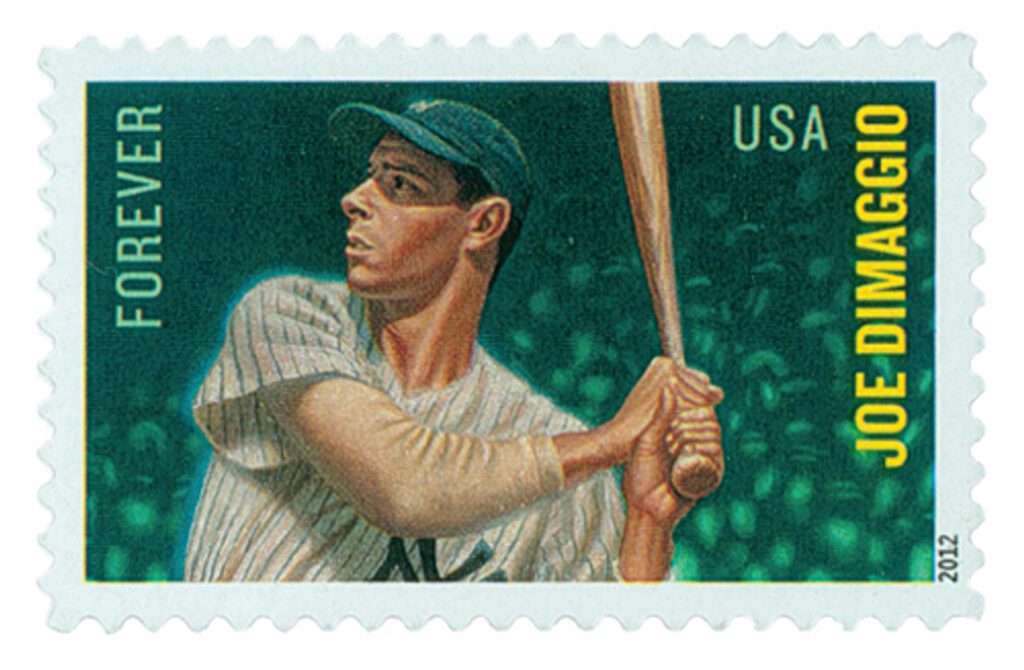 # 4697 - 2012 First-Class Forever Stamp - Major League Baseball All-Stars: Joe DiMaggio