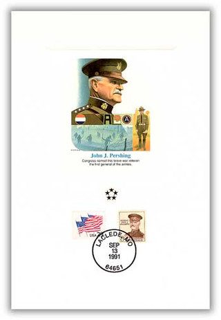 1991 AGMH John Pershing Proofcard Only