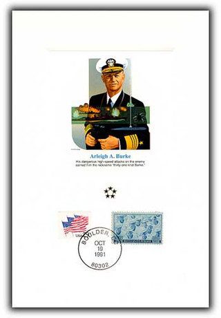 # 47017A - 1991 AGMH Arleigh Burke Proofcard Only