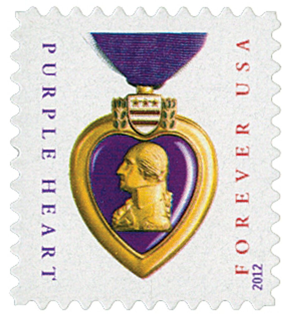 # 4704 - 2012 First-Class Forever Stamp - Purple Heart