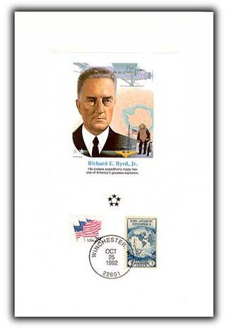 # 47056A - 1991 AGMH Richard Byrd Proofcard Only