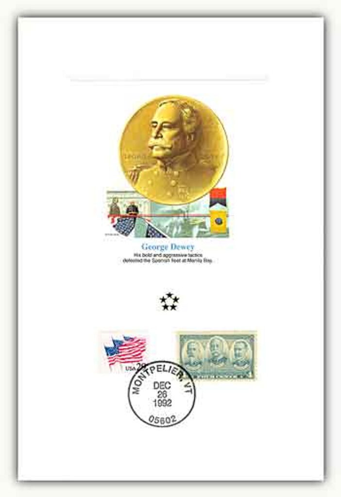 # 47061A - 1991 AGMH George Dewey Proofcard Only
