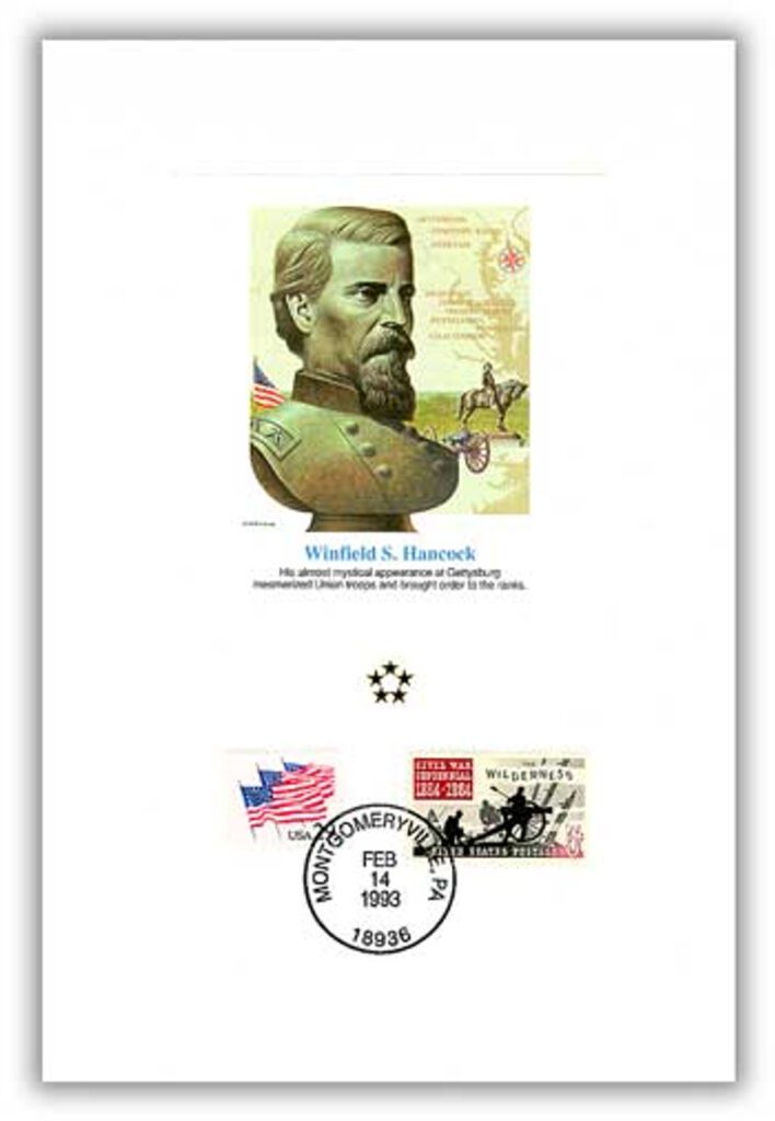 # 47072A - 1991 AGMH Winfield Hancock Proofcard Only