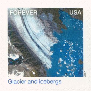 # 4710a - 2012 First-Class Forever Stamp - Earthscapes: Glacier and Icebergs