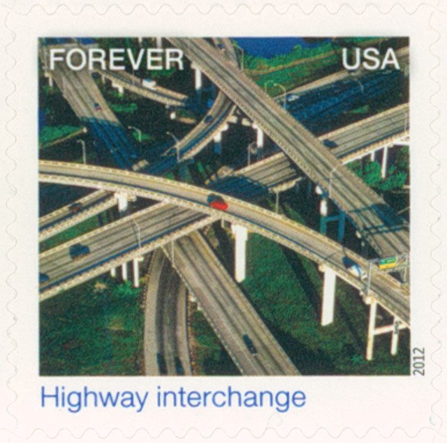 2012 45¢ Highway Interchange Earthscapes