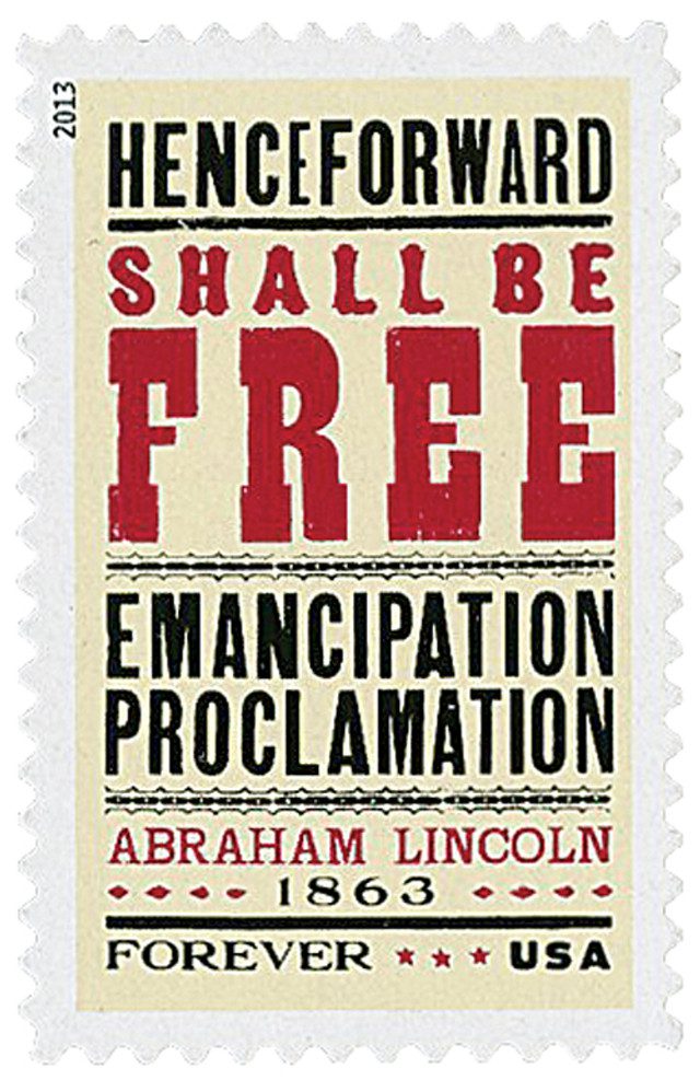 #4721 - 2013 First-Class Forever Stamp,The Emancipation Proclamation
