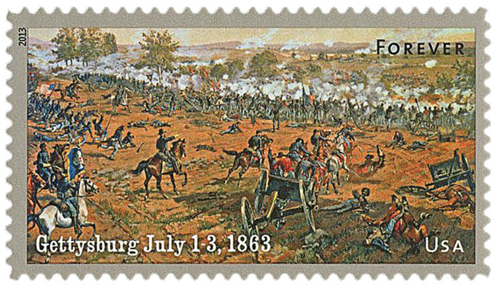 # 4788 - 2013 First-Class Forever Stamp - The Civil War Sesquicentennial, 1863: Battle of Gettysburg