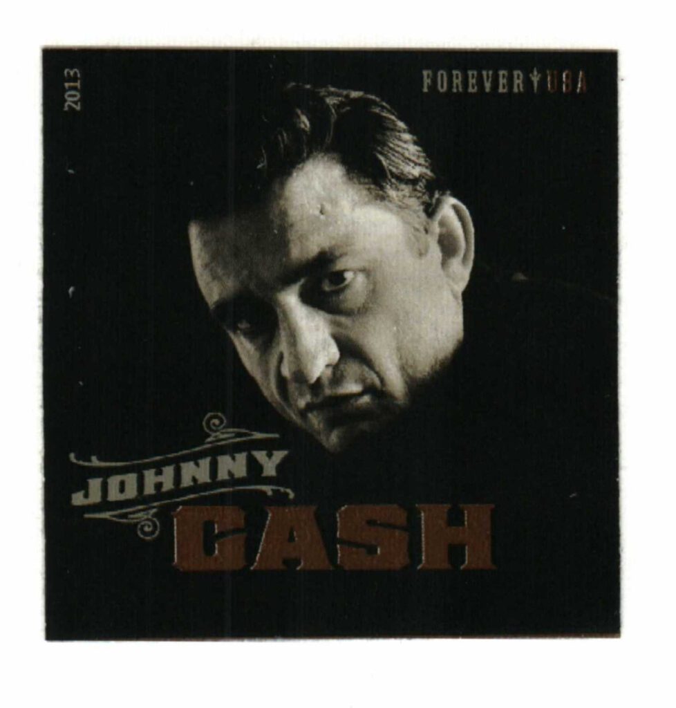 # 4789a - 2013 First-Class Forever Stamp - Imperforate Music Icons Series: Johnny Cash