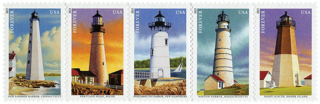 2013 46¢ New England Coastal Lighthouses