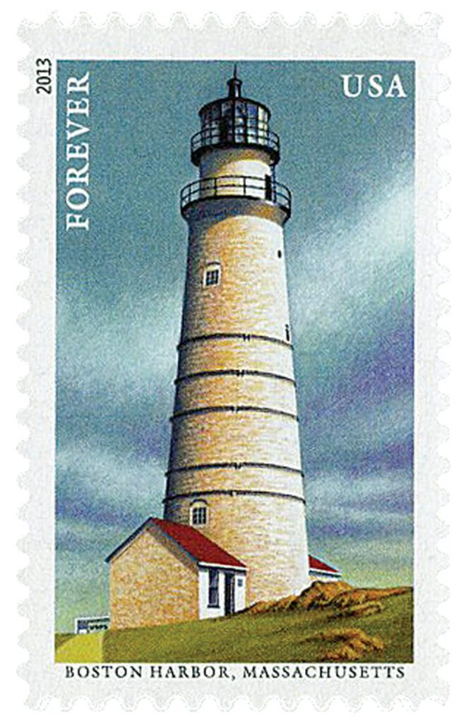 2013 46¢ Boston Harbor, Massachusetts
New England Coastal Lighthouses
