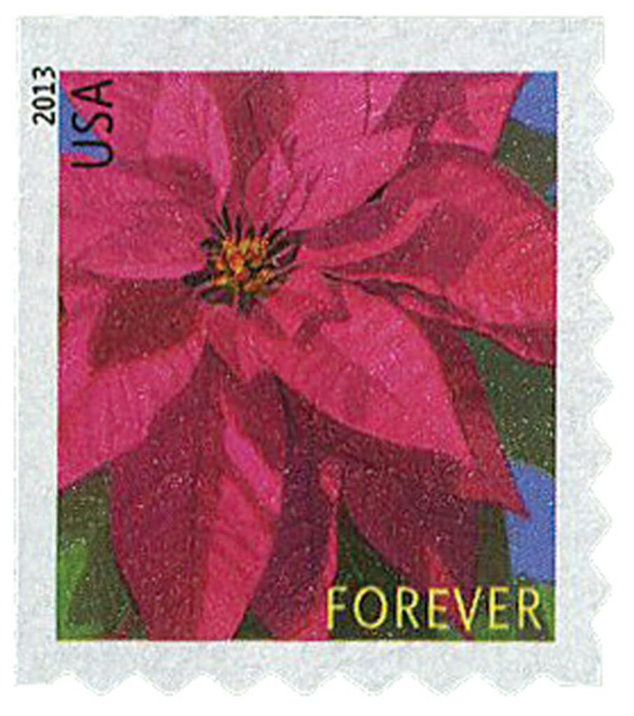 2013 46¢ Poinsettia