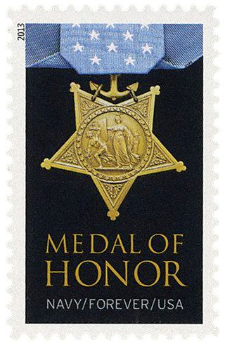# 4822 - 2013 First-Class Forever Stamp - The Medal of Honor: World War II - Navy
