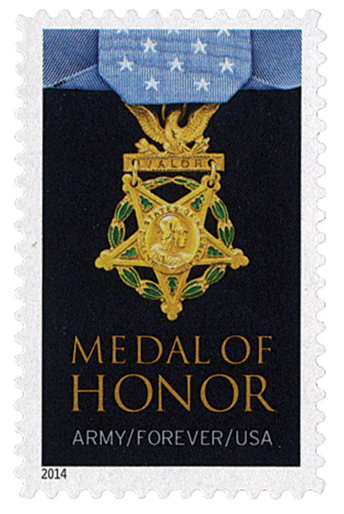 # 4823a - 2014 First-Class Forever Stamp - The Medal of Honor: Korean War - Army