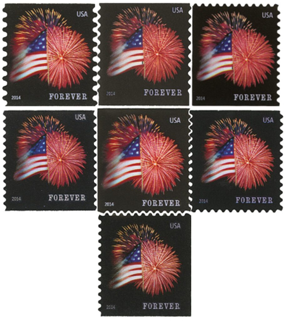 # 4853/71 - 2014 Star Spangled Banner, Set of 7 stamps