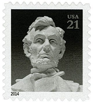 2014 21¢ Lincoln Memorial