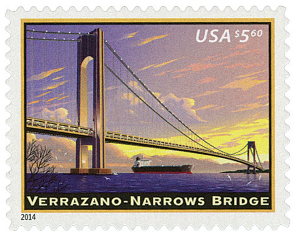 #4872 - 2014 $5.60 Verrazano-Narrows Bridge, Priority Mail