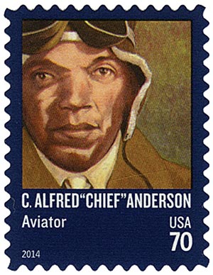 # 4879 - 2014 70c Distinguished Americans: C. Alfred 'Chief' Anderson