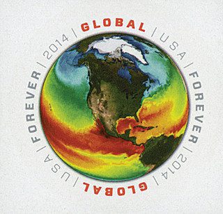 # 4893a - 2014 $1.15 Imperf Sea Surface Temp