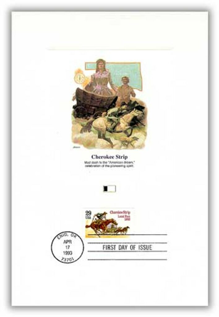 1993 Cherokee Strip Proofcard