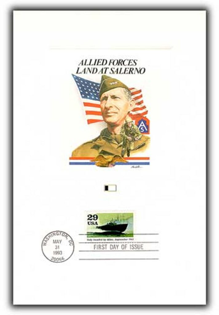 1993 World War II Italy Invaded Proofcard