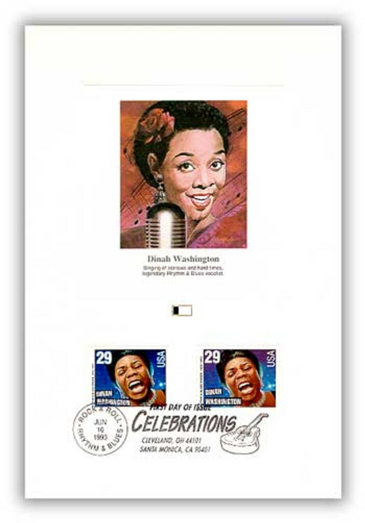 1993 Rock 'n' Roll Dinah Washington Proofcard