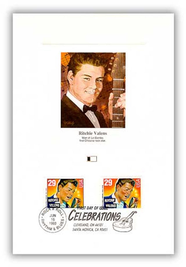 #4900898 - 1993 Rock 'n' Roll Ritchie Valens Proofcard