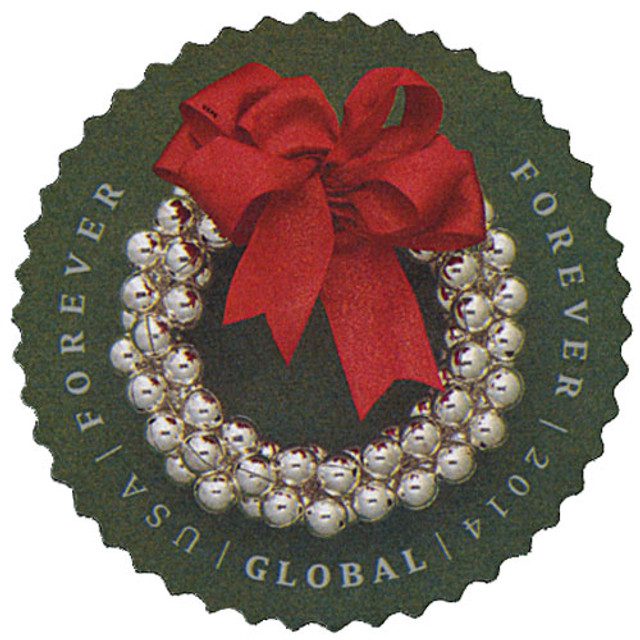 2014 $1.15 Silver Bells Wreath