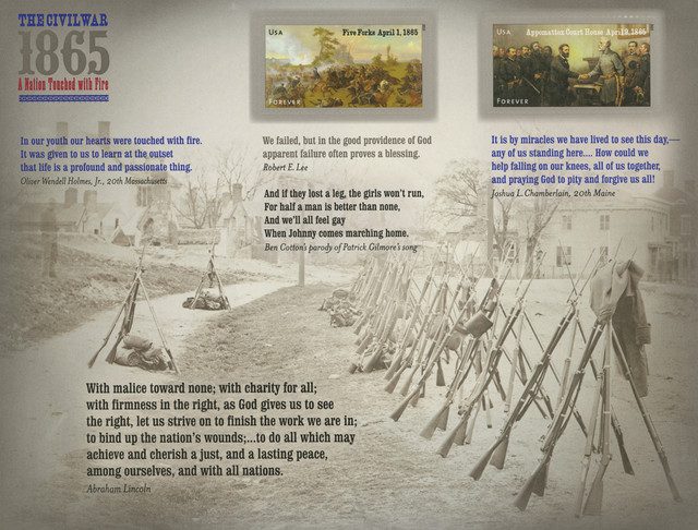 Prev Next
#4980-81a - 2015 49c Civil War Sesquicentennial: 1865, Five Forks and Appomattox Court House (Front of Sheet only)