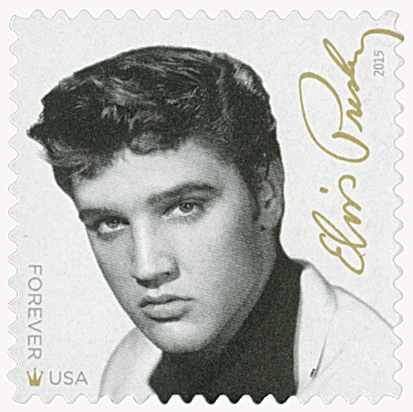 # 5009 - 2015 First-Class Forever Stamp - Music Icons: Elvis Presley