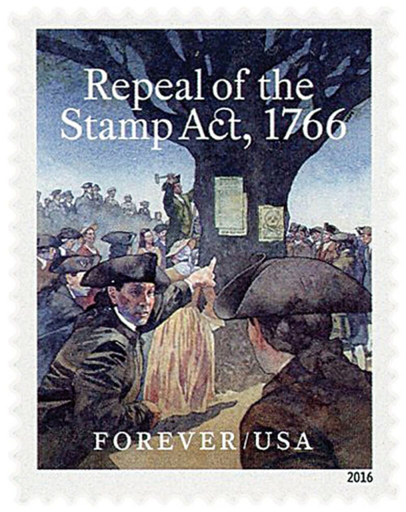 # 5064 - 2016 First-Class Forever Stamp - Repeal of the Stamp Act, 1766