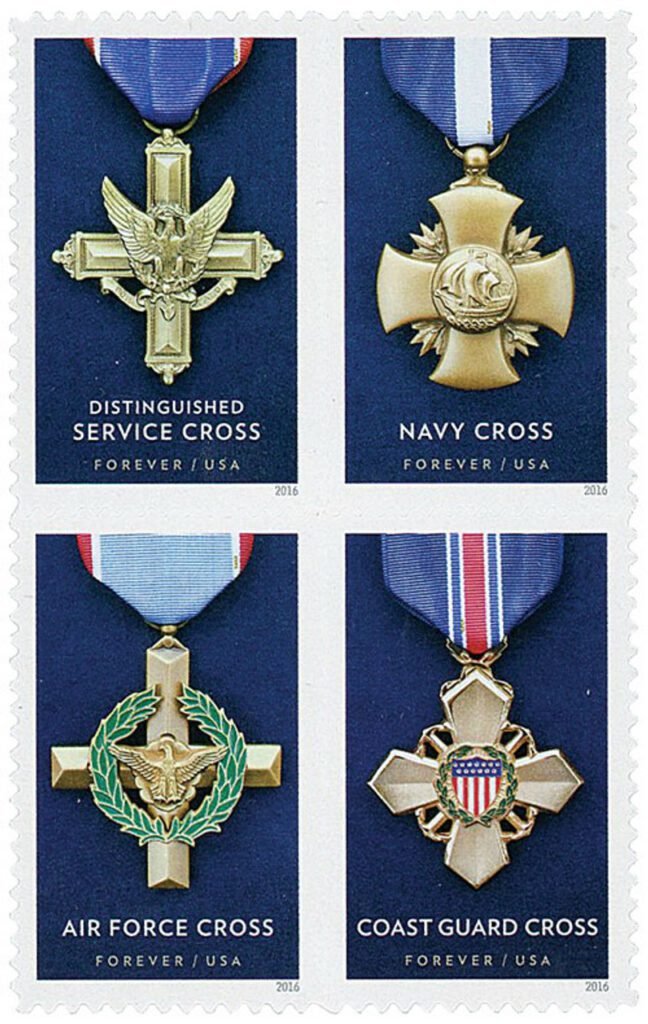 2016 47¢ Distinguished Service Cross Medals