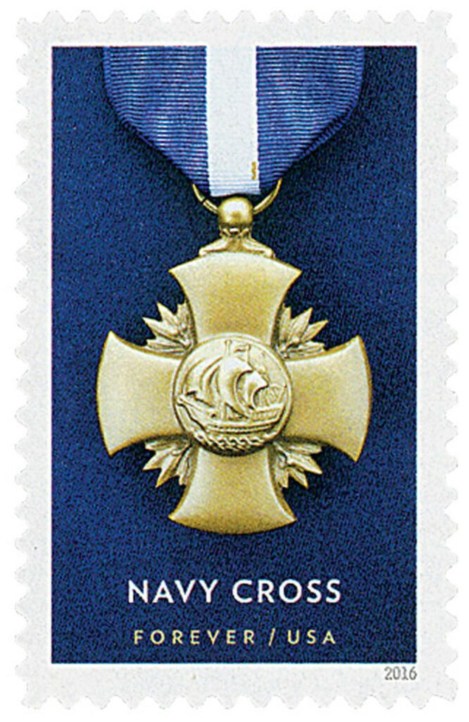 # 5066 - 2016 First-Class Forever Stamp - Distinguished Service Cross Medals: Navy Cross
