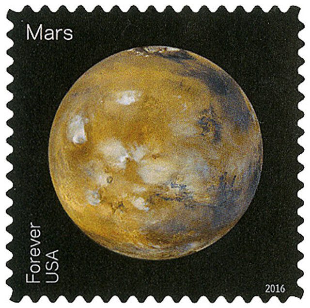 # 5072 - 2016 First-Class Forever Stamp - Views of Our Planets: Mars