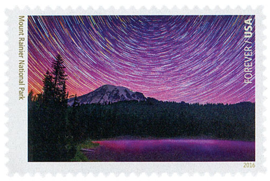 # 5080b - 2016 First-Class Forever Stamp - National Parks Centennial: Mount Rainier National Park