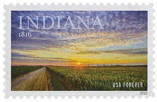 # 5091 - 2016 First-Class Forever Stamp - Statehood: Indiana Bicentennial