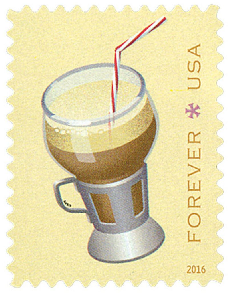 2016 First-Class Forever Stamp - Soda Fountain Favorites: Egg Cream