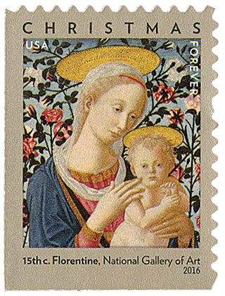 # 5143 - 2016 First-Class Forever Stamp - Traditional Christmas: Florentine Madonna and Child