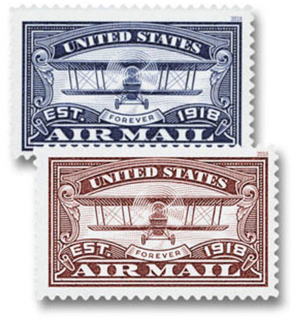 # 5281-82 - 2018 50c Airmail Centenary Stamps, Set of 2
