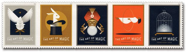 #5301-05 - 2018 First-Class Forever Stamp,The Art of Magic