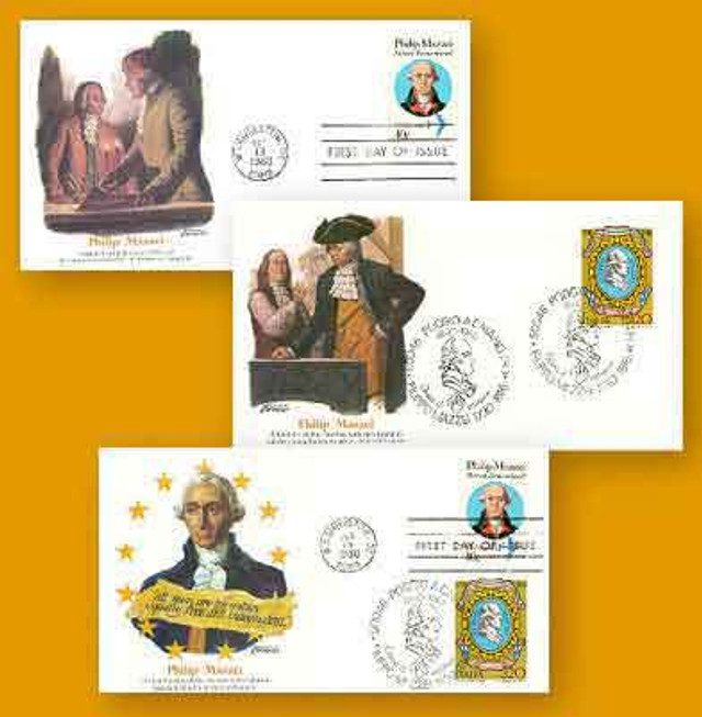 # 54934 - 1980 US/Italy Philip Mazzei Set of 3
