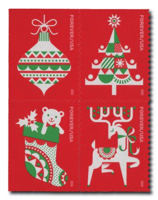 # 5526-29 - 2020 First-Class Forever Stamp - Holiday Delights