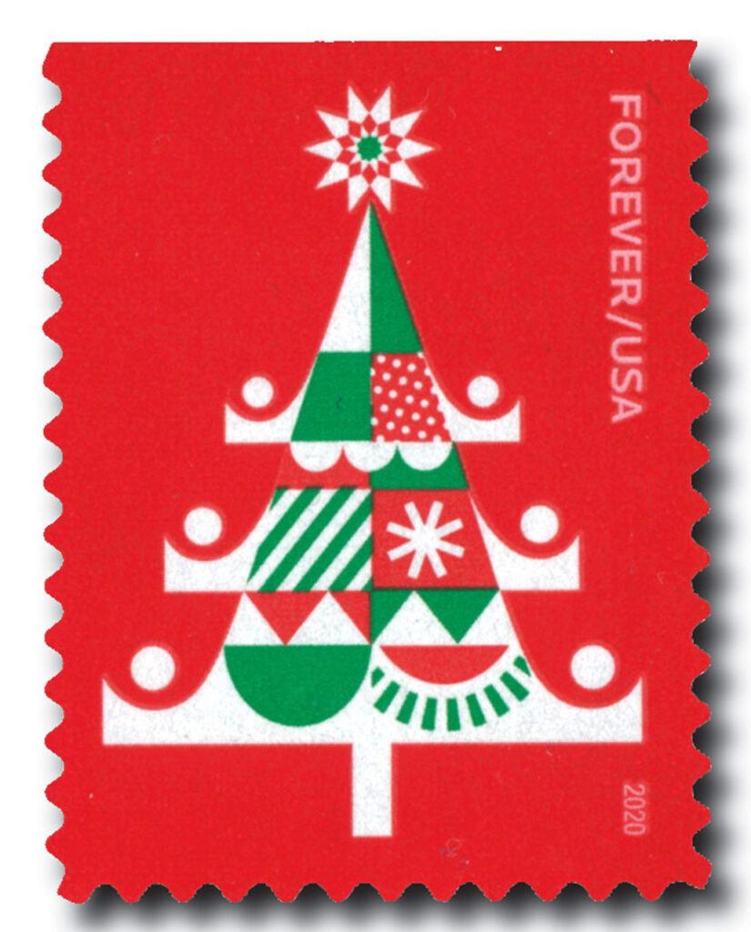 # 5527 - 2020 First-Class Forever Stamp - Holiday Delights: Christmas Tree