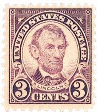 1923 3¢ Lincoln, violet