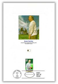 1988 Knute Rockne Proofcard