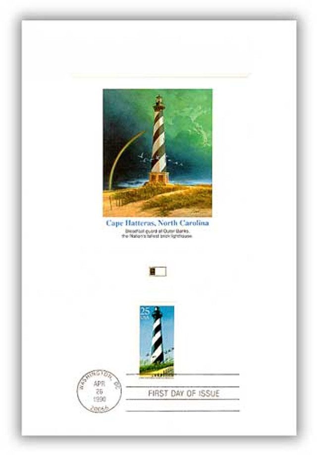 1990 Cape Hatteras 25c Proofcard