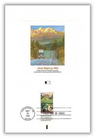 # 55994TA - 1992 Alaska Highway-Alcan Tab Proofcard