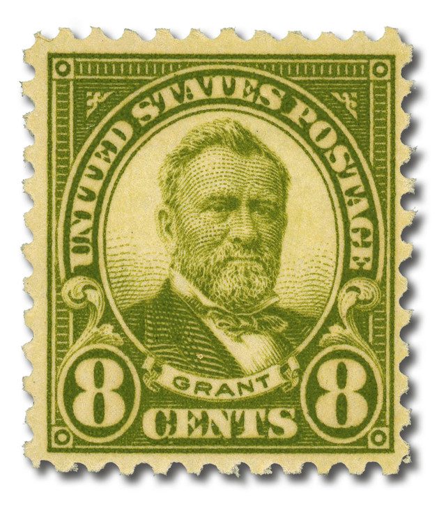 # 560 - 1923 8c Grant, olive green